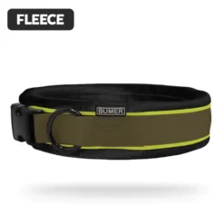 BUMER Hundehalsband, Steckhalsband, gepolstert, Fleece, komplett konfigurierbar