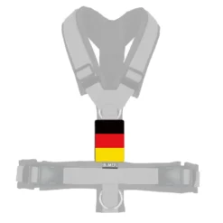 BUMER PATCH für Hundegeschirre, (Softshell), Europameisterschaft Nationalflaggen konfigurierbar