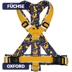 BUMER Hundegeschirr FÜCHSE, gepolstert, (Oxford), komplett konfigurierbar