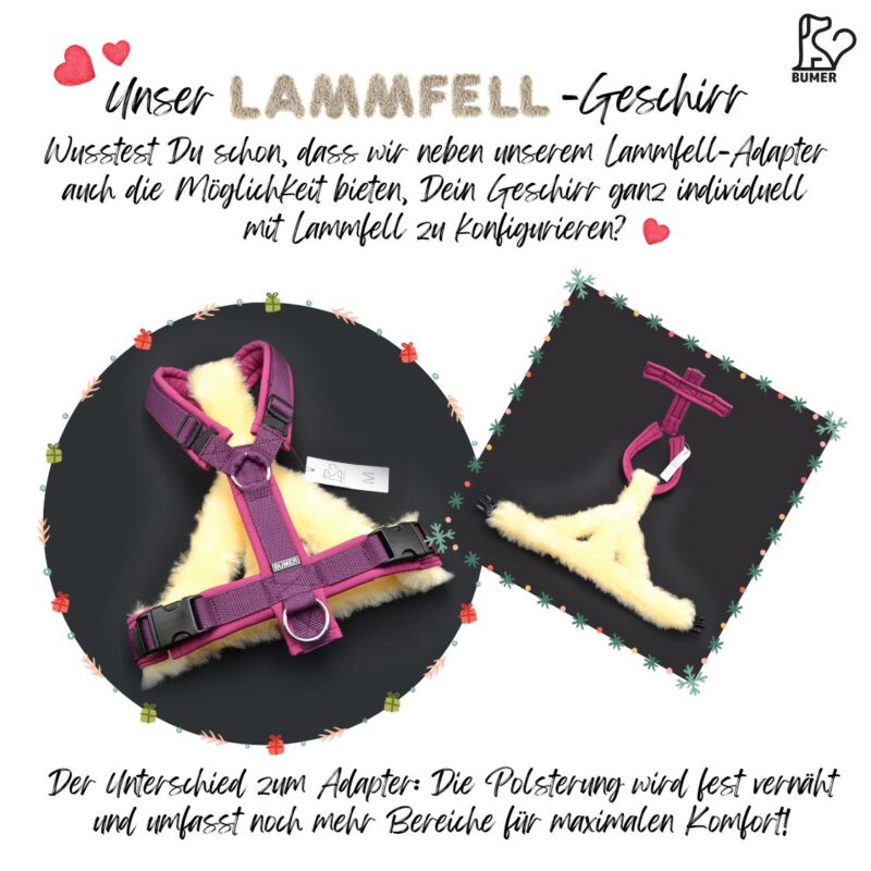 BUMER Lammfell fest aufgenäht