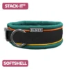 BUMER STACK IT® Hundehalsband, Steck- oder Zug-Stopp Halsband, gepolstert, Softshell, konfigurierbar