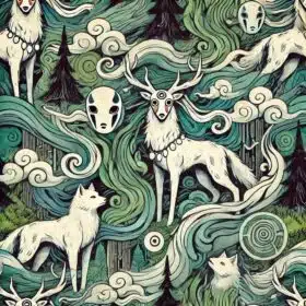 ANIME Forest Spirits