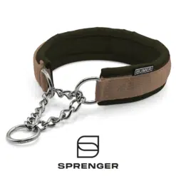 BUMER Hundehalsband, SPRENGER® Durchzugskette, Softshell