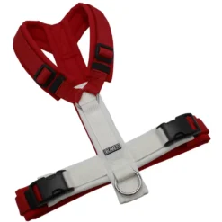 BUMER MULTICOLOR Hundegeschirr, gepolstert ohne geteilten Bruststeg, Größe XXS, Ringe silberfarbig (Edelstahl), Schnallen schwarz