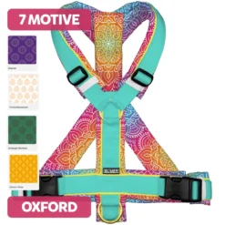 BUMER Hundegeschirr MANDALA, gepolstert, (Oxford), komplett konfigurierbar