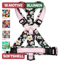 BUMER Hundegeschirr, BLUMENMOTIVE