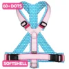 BUMER Hundegeschirr DOTS, gepolstert, (Softshell), komplett konfigurierbar