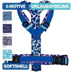 BUMER Hundegeschirr, MARITIM, (Softshell)