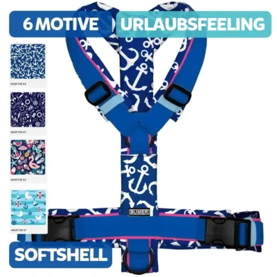 BUMER Hundegeschirr, MARITIM, (Softshell)