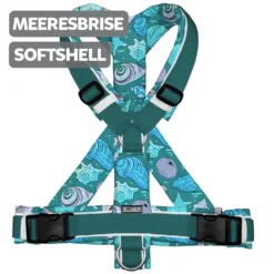 BUMER Hundegeschirr "MEERESBRISE", gepolstert, (Softshell), komplett konfigurierbar