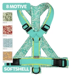 BUMER Hundegeschirr PAISLEY, gepolstert, (Softshell)