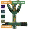 BUMER Hundegeschirr, PFAU gepolstert, (Softshell), komplett konfigurierbar