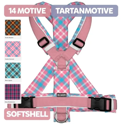 BUMER Hundegeschirr TARTANMOTIVE
