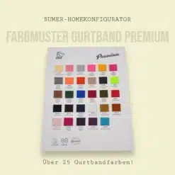 Farbmuster: BUMER PREMIUM Gurtband