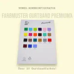 Farbmuster: BUMER PREMIUM X Gurtband