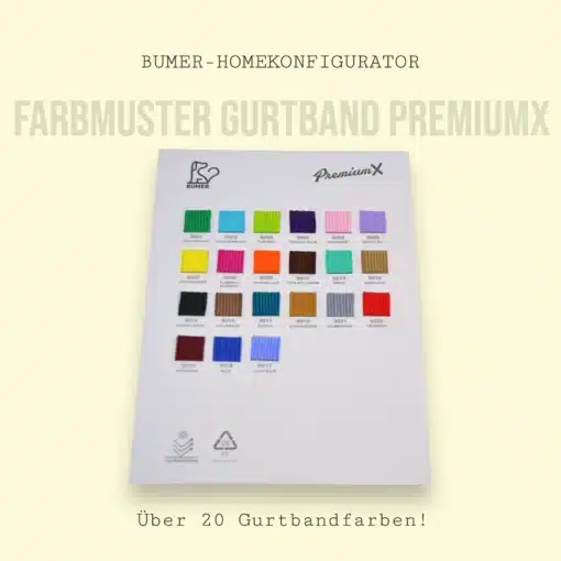 Farbmuster: BUMER PREMIUM X Gurtband