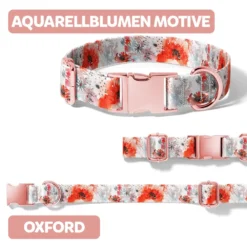 BUMER Steckhalsband, AQUARELLBLUMEN Motiv