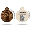 SAFARI Hundemarke personalisierbar Scan It, rund mit QR Code, ⌀30mm, Aluminium